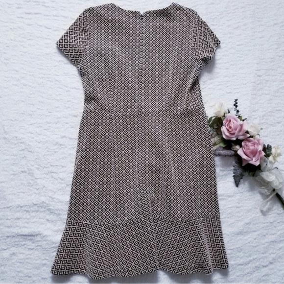 Loft  Geometric Patterned Dress - Picture 2 of 4